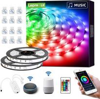 LE LED juosta "Alexa" su muzika, 10 m