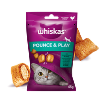 WHISKAS Energy and Vitality 45g skanėstas katėms, su vištiena