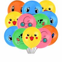 3/2/1 pakuotė Pokemono latekso balionai Gimtadienio vakarėlio reikmenys Animacinis Pikačiū balionas Kūdikio krikštas Vaikų dovanėlės Vakarėlio dekoracijoms 12pcs(1pack) green