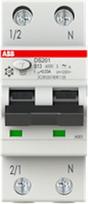DS201 B13 A30 Residual Current Circuit Breaker with Overcurrent Protection (RCBO) 1P+N 13A B 30mA 2CSR255180R1135 | 8012542058113