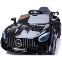 Vienvietis vaikiškas elektromobilis Mercedes AMG GT R, juodas