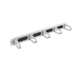 LANBERG AK-1203-S cable management brush panel type B 19 1U grey