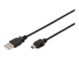 ASSMANN USB2.0 cable USB A auf USB mini B 5pin M/M beige 2m bulk