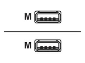 ASSMANN USB 2.0 connection cable type A M/M 1.8m USB 2.0 conform bl