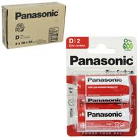 Panasonic elementai Red Zinc R20 (D), 24 vnt.