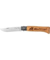 "Opinel" peilis 8 inox ąžuolas Animal series - elnias
