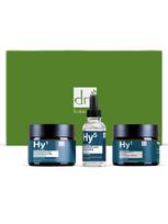 DR BOTANICALS Drėkinantis kremas/veido kaukė (2x60 ml), serumas (15 ml) su hialurono rūgštimi
