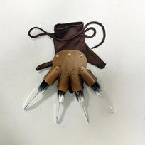 Metalinės pirštinės su nagais „Wolverine“ stiliumi Cosplay, Helovino kostiumo aksesuarui, Unisex suaugusiųjų rekvizitai 1piece