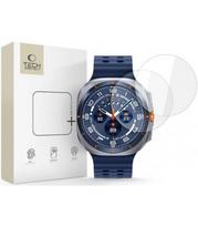 Apsauginis grūdintas stiklas Samsung Galaxy Watch Ultra 2024 / 2025 (47 mm) laikrodžiui "Tech-Protect Glass Fit+ 2-Pack"