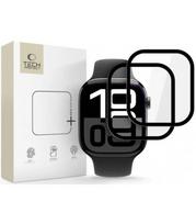 Ekrano apsauga Apple Watch 10 / 11 (46 mm) laikrodžiui "Tech-Protect Glass Flex+ 2-Pack"