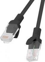 Lanberg | Patchcord CAT.5E UTP | PCU5-10CC-1000-BK | 10 m | Black PCU5-10CC-1000-BK | 5901969406757