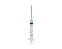 Vienkartinis švirkštas 2,5 ml, su 22G x 32 mm adata, sterilus, 1 vnt.