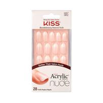 Dirbtiniai nagai Kiss My Face Salon Acrylic French Nude Nails 64267, 28 vnt.