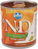 FARMINA N&D Pumpkin konservai su elniena ir moliūgais 285 g