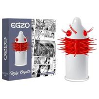 Egzo Ugly Coyote - ilgi dygliuotas prezervatyvas - 1 vnt