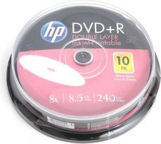 HP DVD+R DL 8.5GB 8x 10 pieces (HPDDP10+)
