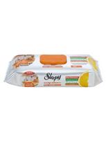 Drėgnos servetėlės Sleepy maistiniams paviršiams Orange, 50vnt
