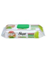 Drėgnos servetėlės Sleepy maistiniams paviršiams Lime, 50vnt
