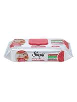 Drėgnos servetėlės Sleepy maistiniams paviršiams Grapefruit, 50vnt