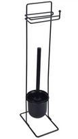 Tualetinio popieriaus stovas su šepetėliu Bisk Basic 18x11.5x59.5 cm