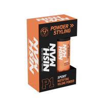 Nishman – P1 SPORT Powder – Kvepiantis plaukų formavimo pudras, 20 g