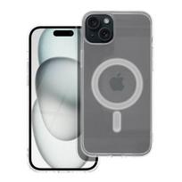 Dėklas Clear Mag Cover (MagSafe) skirtas iPhone 15 Plus skaidrus
