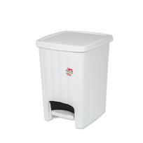 Šiukšliadėžė su pedalu 20 l 30x26x38,5 cm balta Margherita 21277 Stefanplast