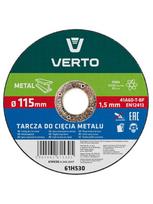 Pjovimo diskas metalui VERTO T41 (115 x 1,5 x 22 mm)
