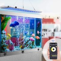 LED Jūrinio Akvariumo Šviestuvas Pilno Spektro Panelinis Šviestuvas Valdomas per Programėlę Koralų Rifų Akvariumo Lempa Gėlavandenių Vandens Muziejus Druskovandenio Lempa