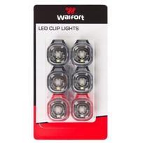 WALFORT prisegami LED žibintai, 6 vnt