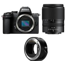 Skaitmeninis fotoaparatas Nikon Z50 II (Z 50 II), (Z50II) + Nikkor Z DX 18-140mm f/3.5-6.3 VR +  FTZ II Mount Adapter