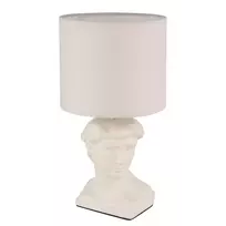 Stalinis šviestuvas GLOBO HERMES, 1 x E14, 40W, keramika/tekstilė kario sp, ø17x33cm