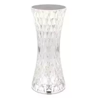 Stalinis LED šviestuvas GLOBO GIXI, 1,5W RGBW, įkraunamas, touch On/Off, kristalų efektas