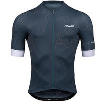Raudax Vyriški vasariniai trumpomis rankovėmis dviratininko marškinėliai Apsauga nuo UV Ciclismo apranga Lenktyninio dviračio drabužiai Marškiniai Maillot Dviračių apranga S juoda
