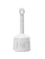 Lauko miesto peleninė ant stabilaus pagrindo, dangtelis. 15L sk. 42cm aukstis 98cm pilka