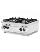 4 degiklių dujinė viryklė Kitchen Line 2x 6kW 2x 3,5kW Hendi 227381