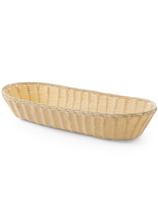 Ovalus polirotango duonos krepšelis 375x140x70mm - Hendi 426906