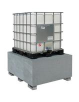 Padėklų konteinerio MAUZER 1000L IBC bako gaudymo kubilas - cinkuotas