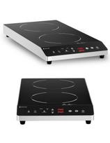 Viryklė indukcinė kaitlentė reguliuojama 2 kaitvietės sk. 26cm LED 1800W