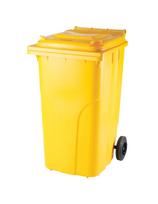 Atliekų ir šiukšlių konteineris SERTIFIKATAI Europlast Austria - geltona 240L