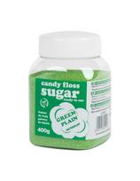 Spalvotas cukrus cukraus vatai žalia natūralaus skonio 400g