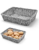 Duonos krepšelis įstrižas stačiakampis pilkas 400x300x120 mm – Hendi 426661