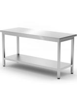 Centrinis stalviršio stalas su lentyna Budget Line 1200 x 600 x 850 mm - Hendi 817179