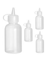 Mini padažo dozatorius 50 ml sk. 35 x 100 mm – 4 rinkinys