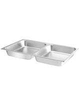 Plieninis indas maisto šildytuvui GN1/1 - 2 CHAMBER