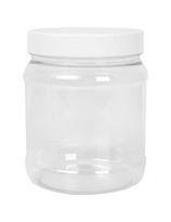 Apvalus stiklainis su dangteliu 100/400 siūlų skaidrus 1000ml