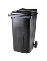 Atliekų ir šiukšlių konteineris SERTIFIKATAI Europlast Austria - juodas 240L