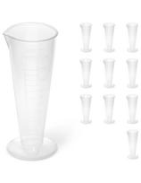 Plastikinė laboratorinė stiklinė su padalomis 50 ml - 10 vnt.