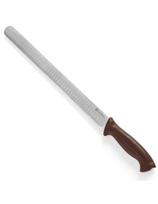 Kumpio ir lašišos mėsos peilis HACCP ilgas rutulinis sujungimas 490 mm - rudas - HENDI 842966