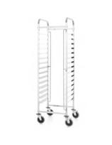 Transporto vežimėlis maitinimo padėklų transportavimui 15x 600x400 mm Kitchen Line - Hendi 813287